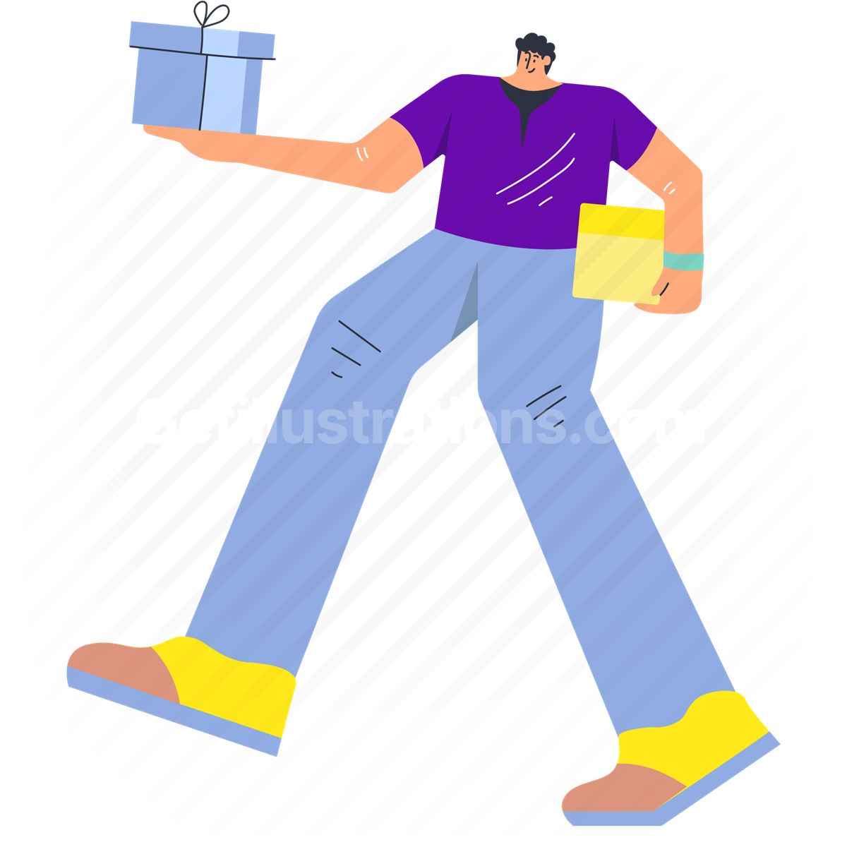 Shopping and Retail  illustration